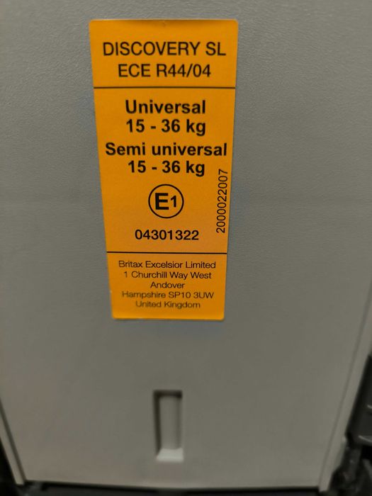 Cadeira Isofix - criança 15kg a 36kg - auto - Britax Romer