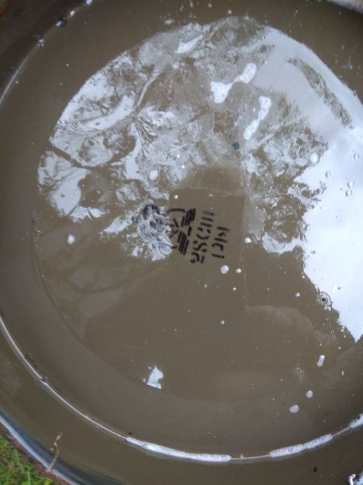 Wiadro emaliowane PRL