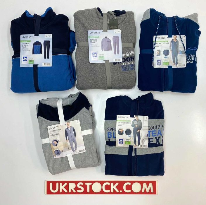 Чоловічі костюми флісові Lidl Сток Оптом