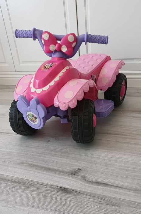 Quad dziecięcy motorek elektryczny samochód minnie mouse