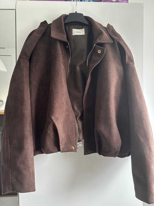 Kurtka damska brązowa r.46 Unika