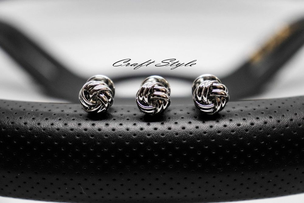 Conjunto de Botões de Punho e Camisa em Nó de Marinheiro Masculino