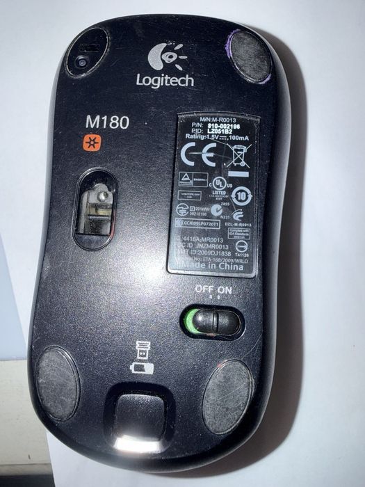 Беспроводная мышь Logitech M180 (Оригинал) +USB