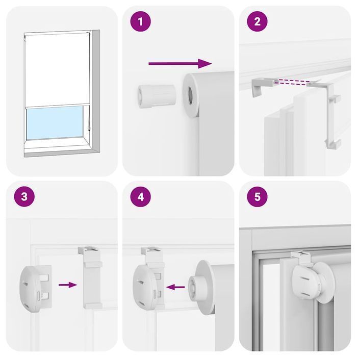 Vidaxl Roleta Prysznicowa 80X240 Cm Szerokość Tkaniny 76 Cm