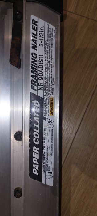 Нейлер.Пневмопістолет цвяхозабивний каркасний 34 градус 50мм-90мм