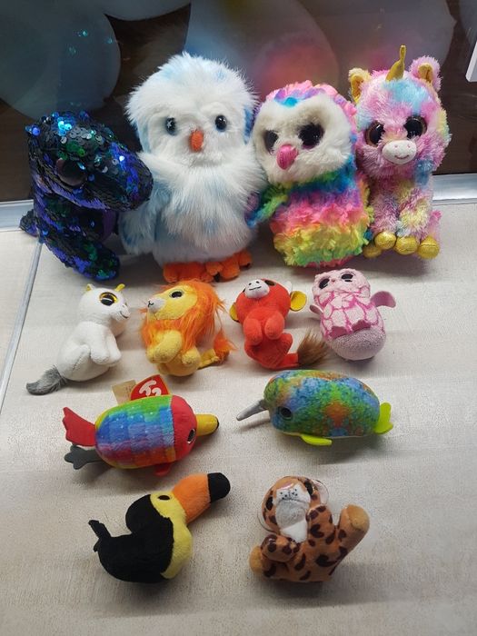 Ty іграшки з бличкучими круглими очима дуже гарні багато колекція наша