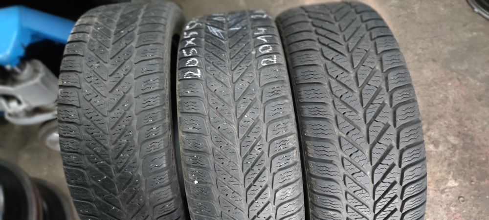 opony zima 205x55x16 DĘBICA 3szt 300zl 2013/14r