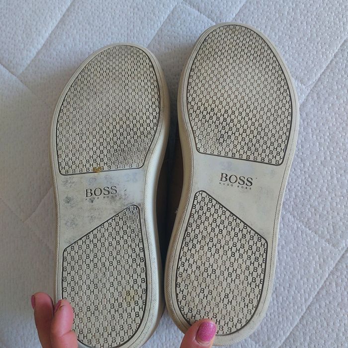 brązowe półbuty męskie Hugo Boss 41 Ribeira Ten