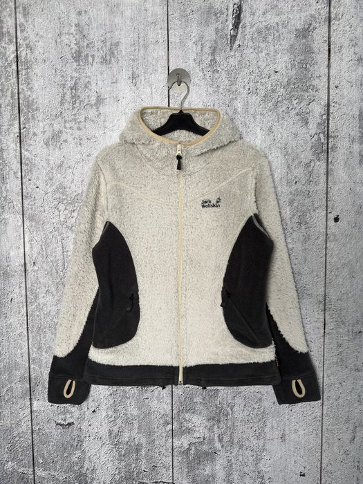 (Розмір L) Jack Wolfskin Nanuk 200 жіноча тепла флісова кофта шерпа на блискавці