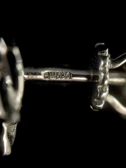 Золотые серьги с бриллиантами/Золоті сережки з діамантами