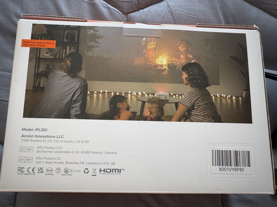 Projetor LED HD iZEEKER Playstation /Netflix