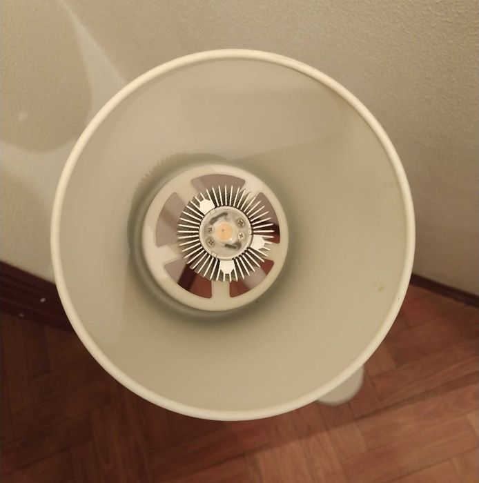 Candeeiro Projetor tecto Led cor Branco Ikea Tisdag