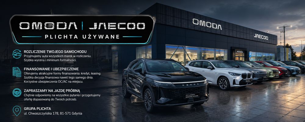 OMODA JAECOO Plichta Używane Gdynia top banner