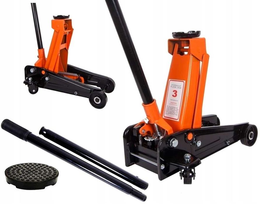 PODNOŚNIK Hydrauliczny ŻABA Lewarek Samochodowy 3T 140-460mm 3000 kg