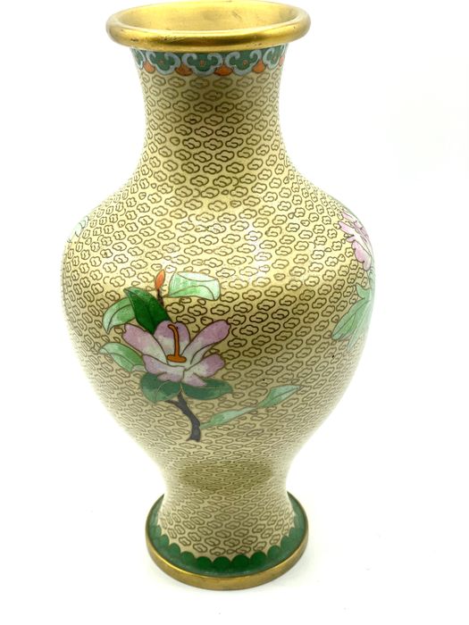 Jarra antiga em cloisonné