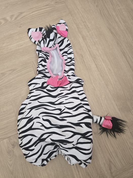 Przebranie zebra rozm 62 - 68