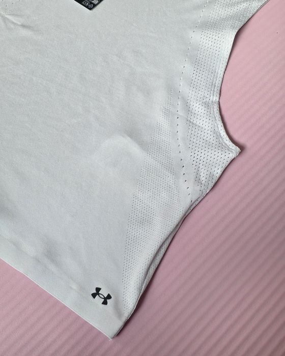 Damski top treningowy Under Armour UA Halo Vent SL - szary XS