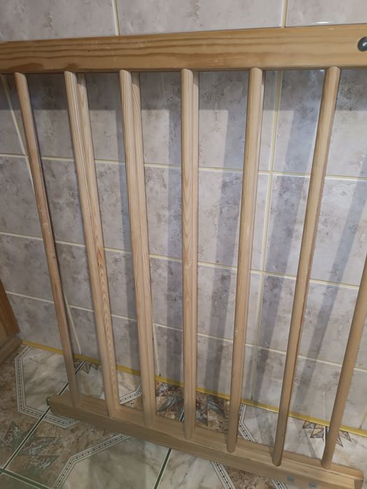 Bramka ochronna drewniana