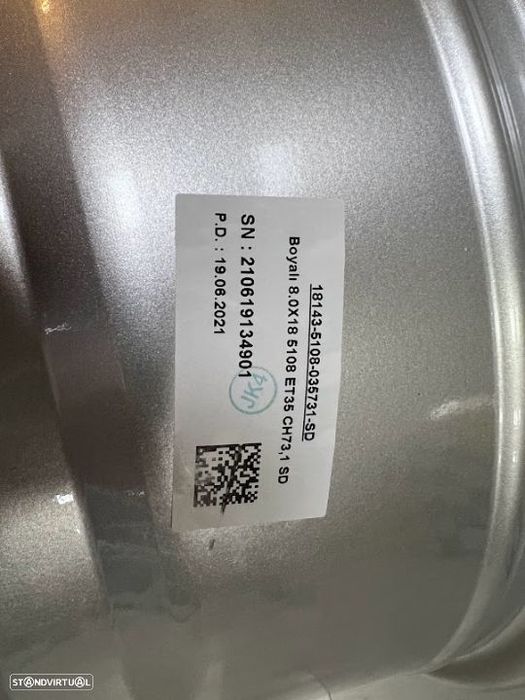 Jantes 18 arceo 5x108