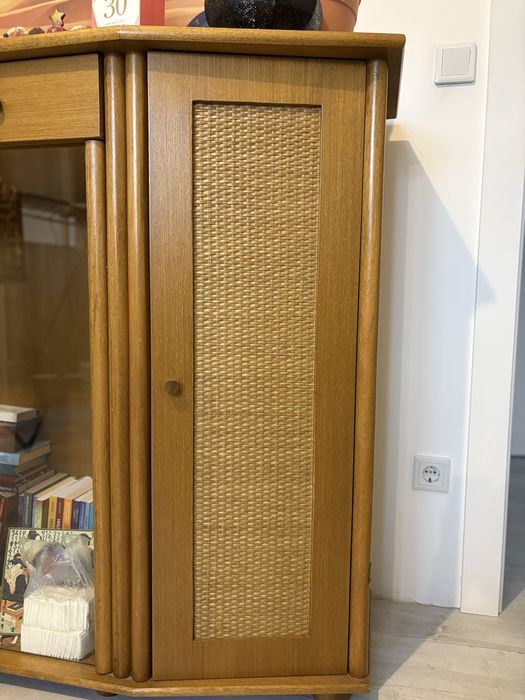 Kwiaty rattan ratanowa boho komoda meble