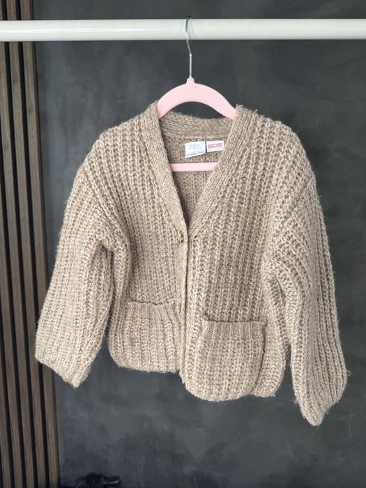 Sweter gruby mięsisty zara 110