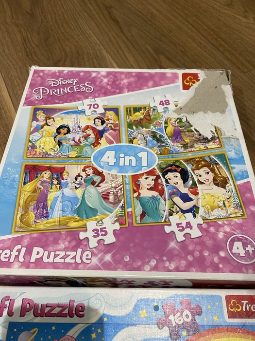 Puzzle disney 4w1 gratis jednorozec
