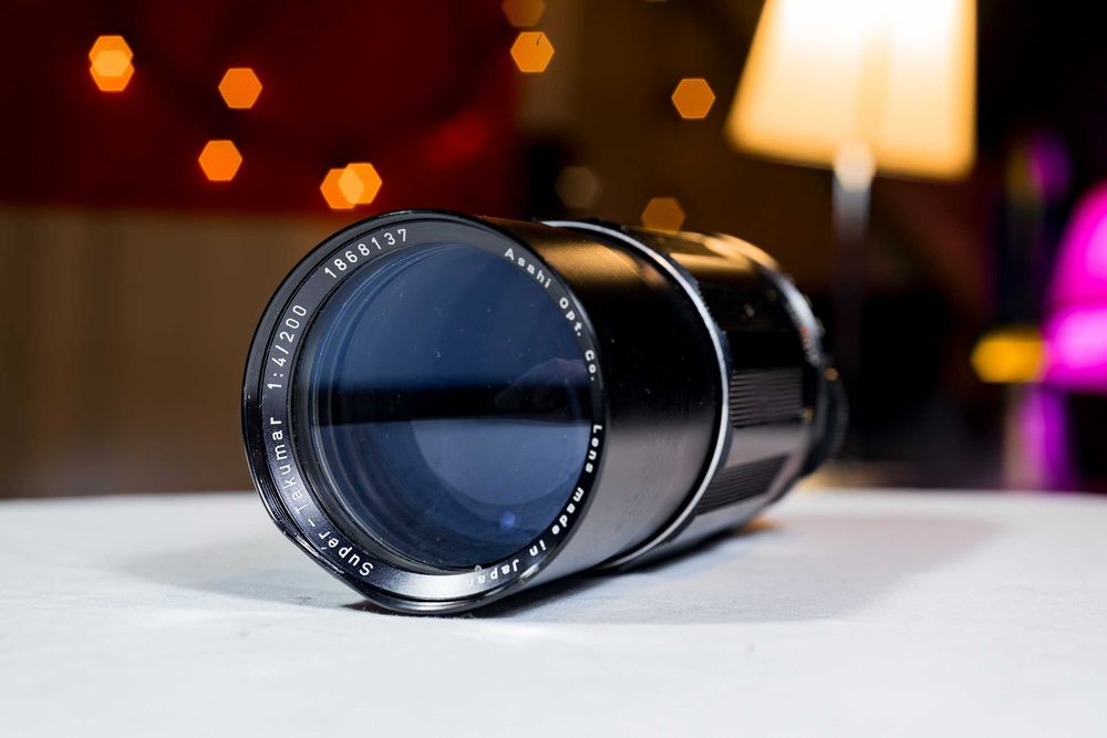 Super-Takumar 200mm f4 m42 obiektyw Pentax