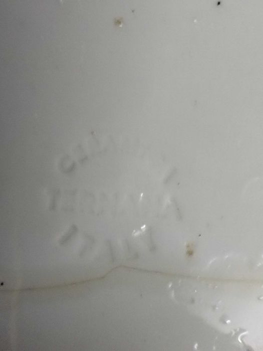 tigela em cerâmica italiana pintada á mão 1975