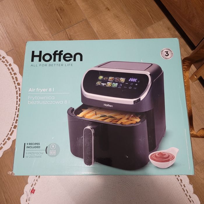 Frytkownica 8l air fryer hoffen