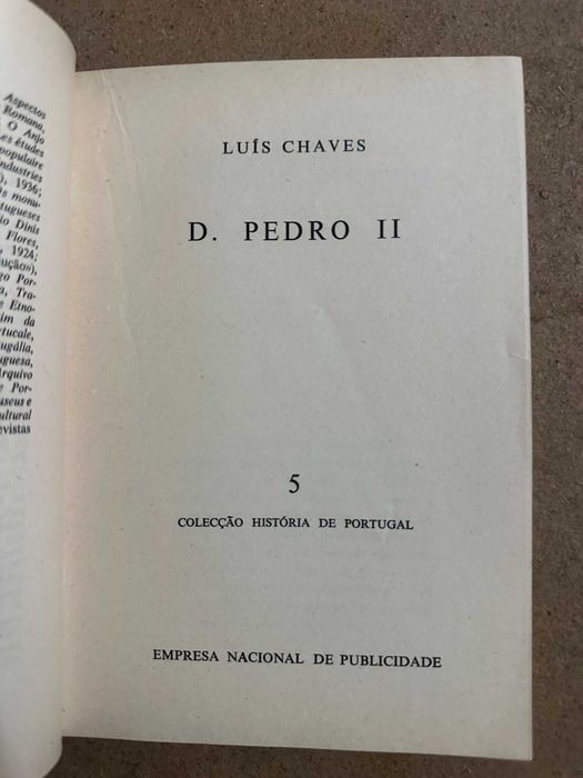 D. Pedro II - Luis Chaves