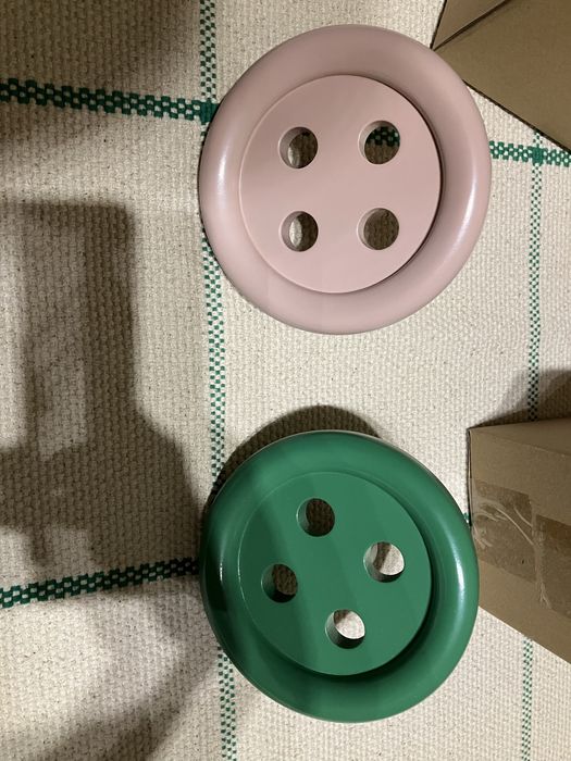 H&M wieszaki drewniane guziki nowe