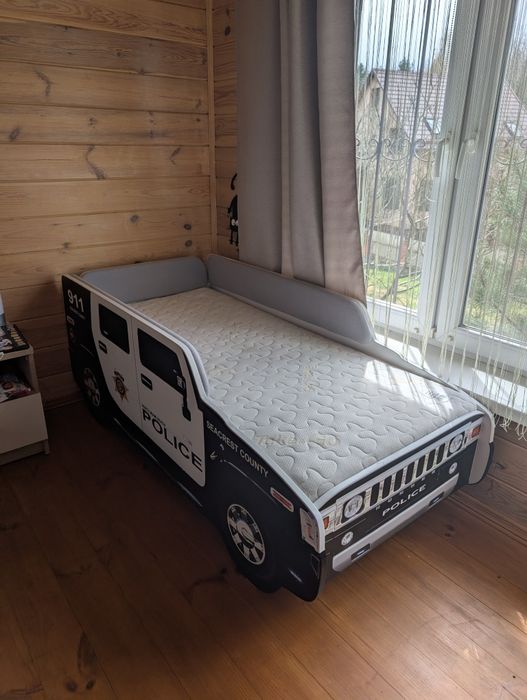 Дитяче ліжко машина Поліції 70х150