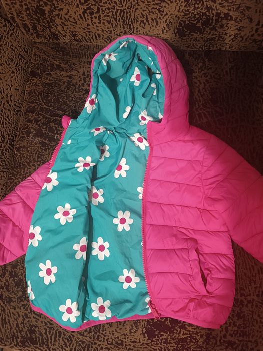 Двостороння куртка для дівчинки 1,5 року
