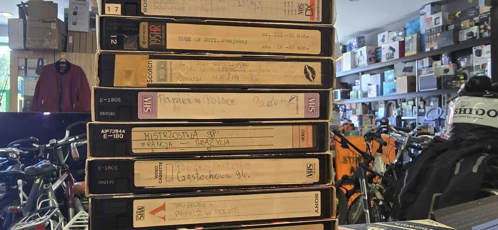 Kasety VHS 34szt filmy