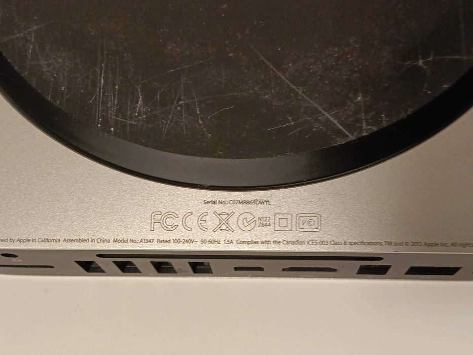 Міні ПК Apple Mac Mini A1347 / i5 2.5GHz / 16Gb / 120Gb SSD