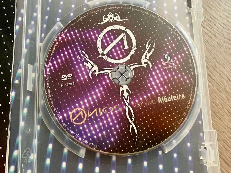 DVD dos Anjos ao vivo em Albufeira