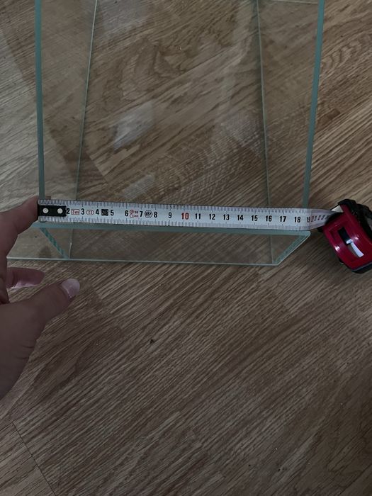 Komplet 3 szklanych gablot, witrynek na cukierki