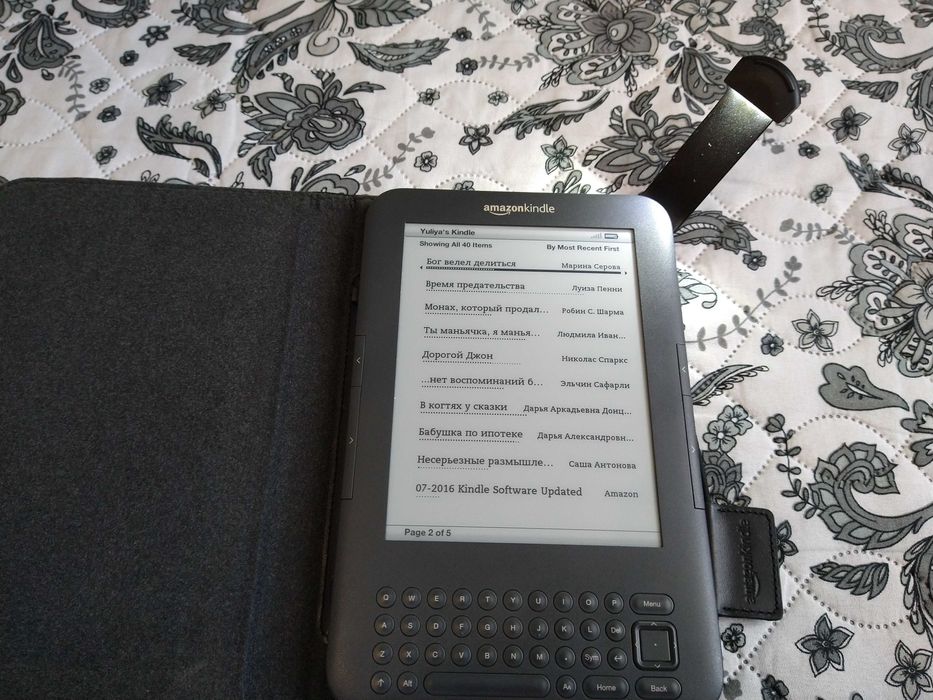 Електронна книга Amazon Kindle 3 model d00901 Kindle Keyboard