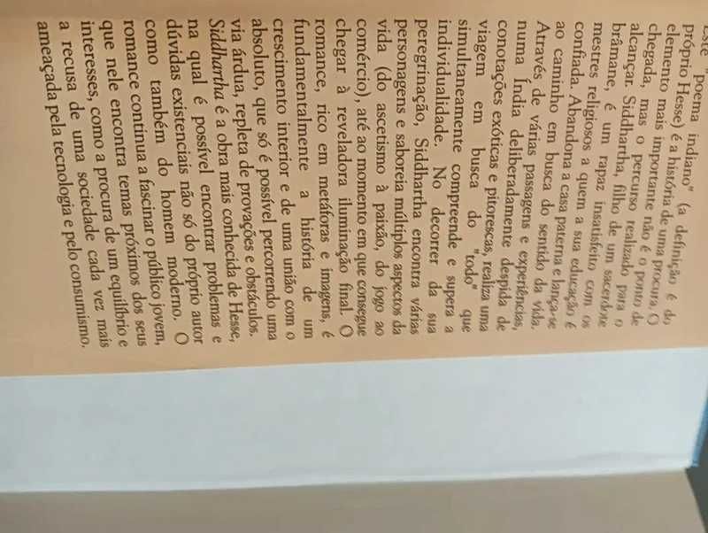 Siddhartha	Um poema indiano - Hermann Hesse*
