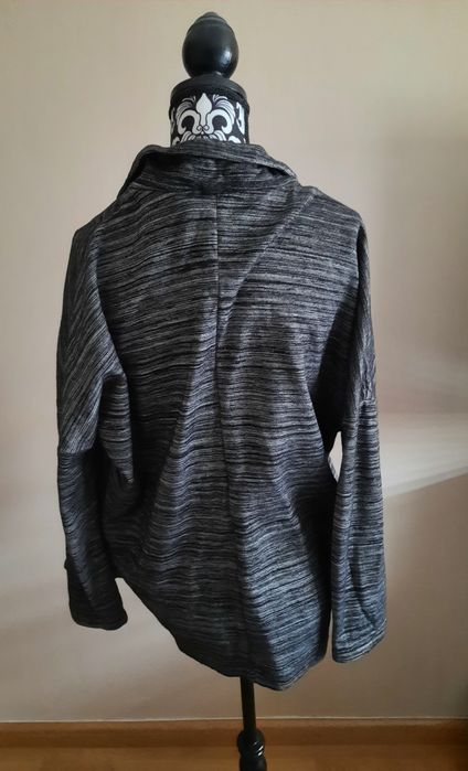 Narzutka bluza marynarka Reserved 36 S/M szara melanż z kieszeniami