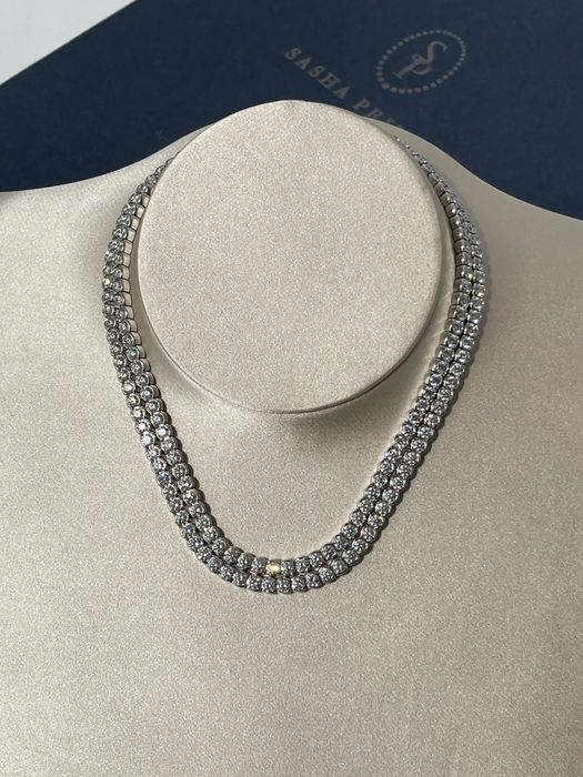 Бриллиантовое тенисное колье