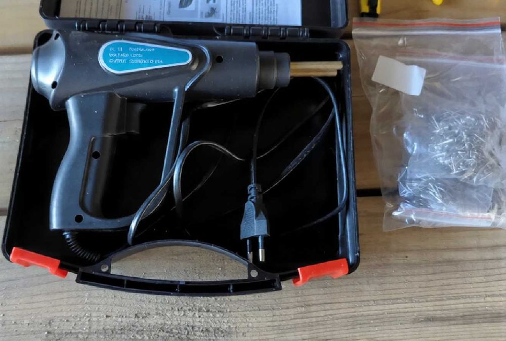 Паяльник для ремонту пластика 200 скоб пайка бампера термостеплер