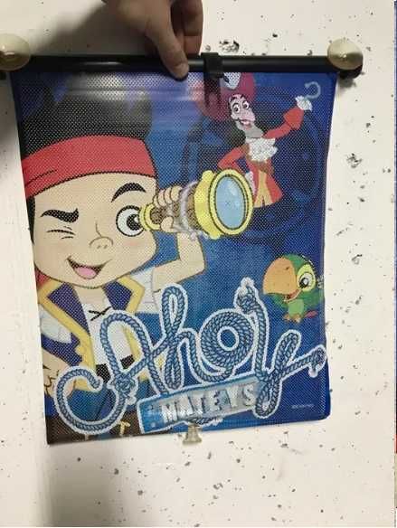 Roleta przeciwsłoneczna do auta dla dzieci przyssawki zwijana