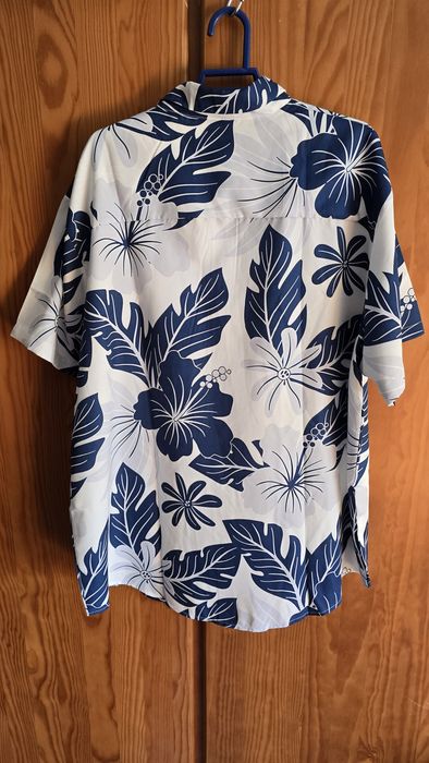 Camisa Havaiana Manga Curta