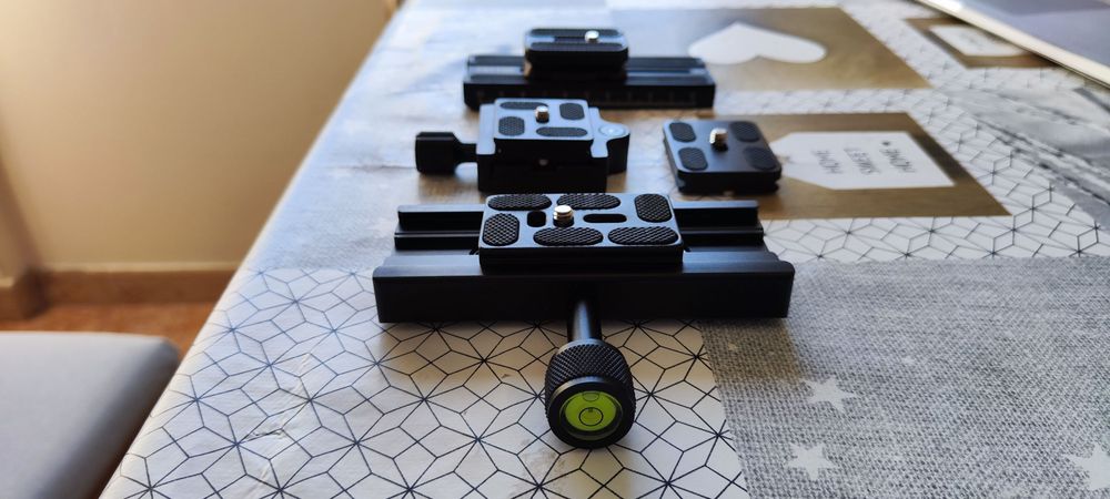 Conjunto de Sapatas Quick Release para câmaras