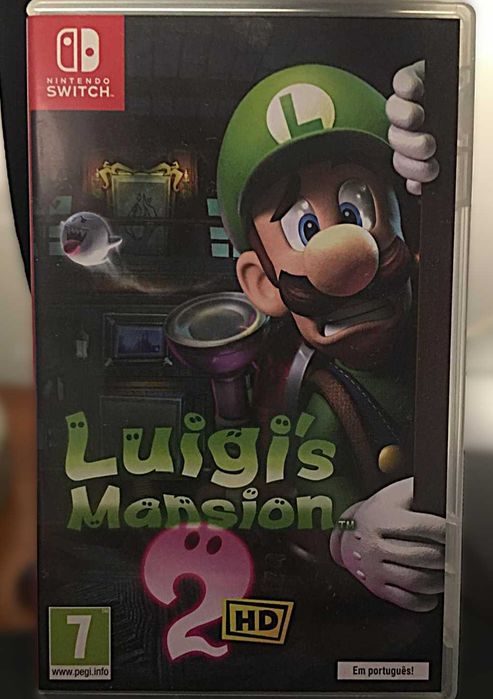 Jogos Nintendo Switch (Mario, Luigi’s Mansion e All-Star Brawl) – Unitário ou Lote - NEGOCIÁVEL