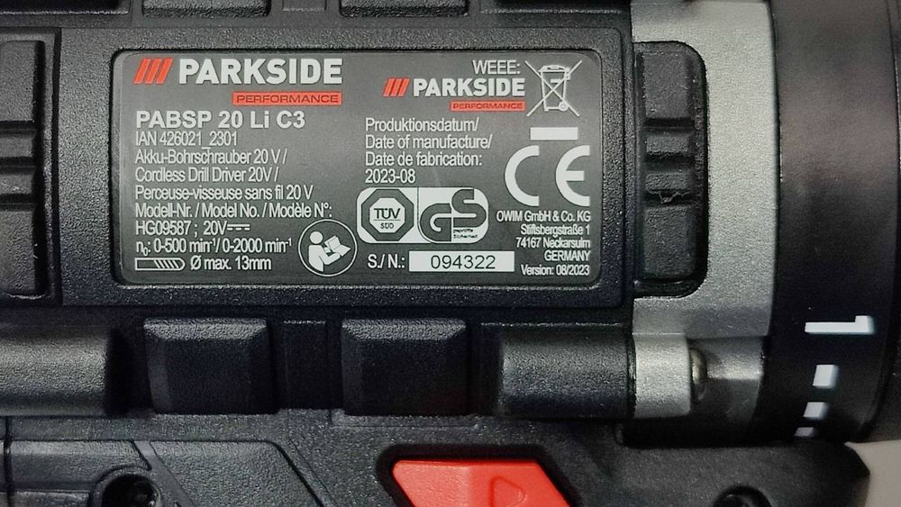 АКЦІЯ! НОВ КОМПЛЕКТ/АКБ 4А / шуруповерт GERMAN Parkside PABSP 20/дрель