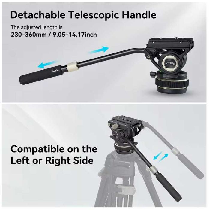 Штативна головка SmallRig Heavy-Duty Head DH10 жидкосна про