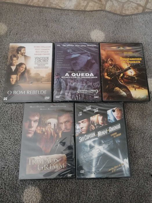 Vários filmes em DVD