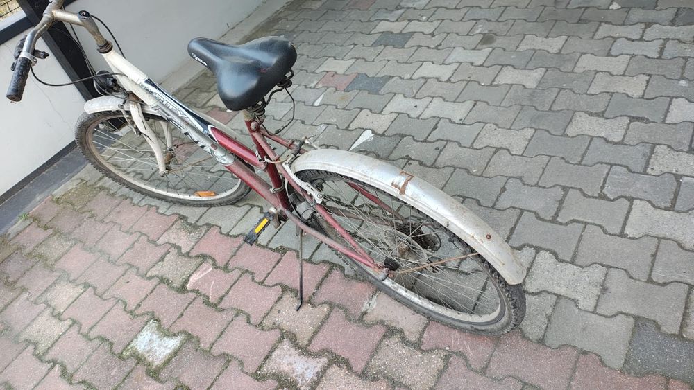 Rower damski czerwony